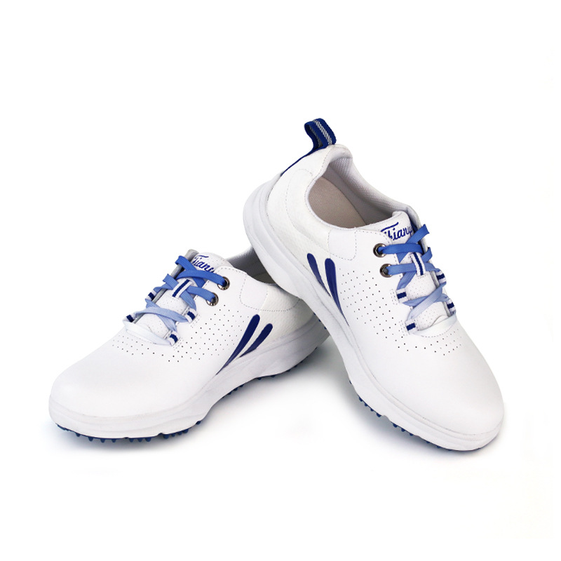 TTYGJ Giày Chơi Gôn   Giày Thể Thao Nữ Mặt Da Siêu Sợi Không Thấm Nước    Giày Đế Chống Trượt