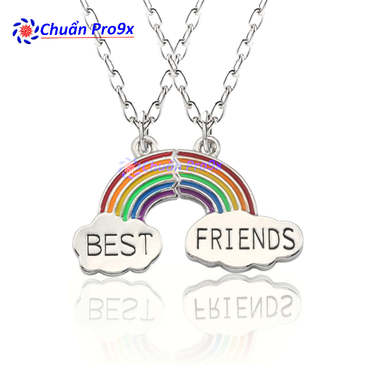 SET 2 Dây Chuyền Cầu Vồng BEST & FRIENDS Rainbow LGBT