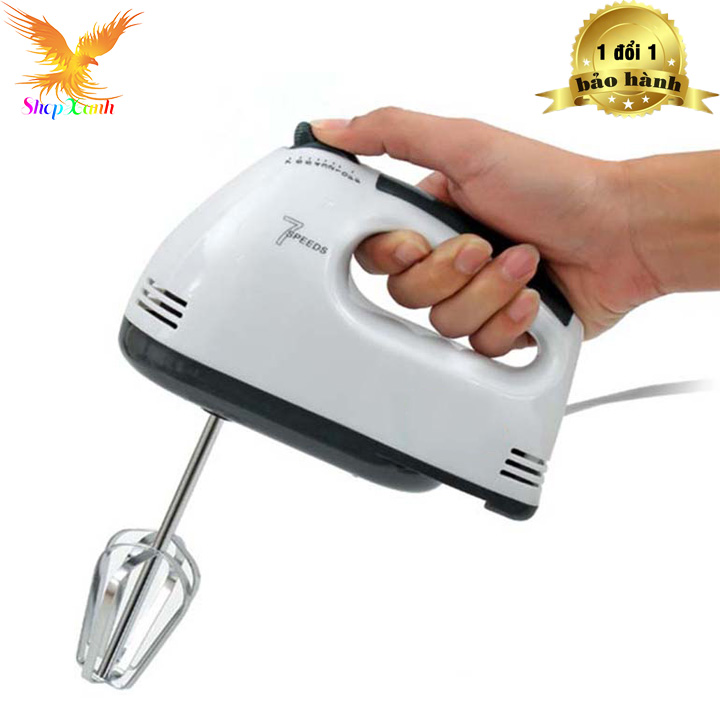 [HCM] Máy đánh trứng cầm tay HAEGAR  500w Loại Cao Cấp giúp bạn đánh trứng, làm bánh,làm kem nhanh và chuyên nghiệp hơn với 7 tốc độ có thể điều chỉnh  (TẶNG BỘ PHỤ KIỆN CAO CẤP) -BẢO HÀNH 12 THÁNG