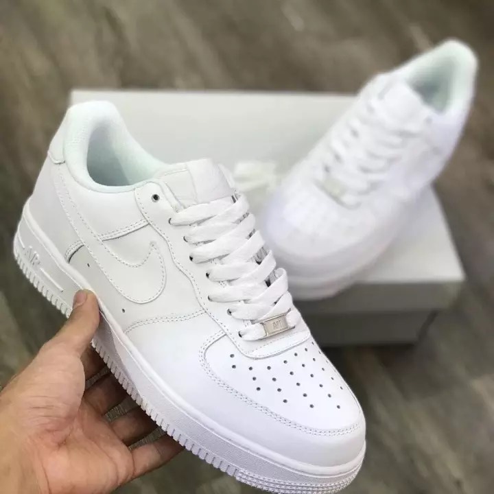 Giày thể thao air force 1 trắng, giày af1 full trắng nam nữ đủ size giá rẻ