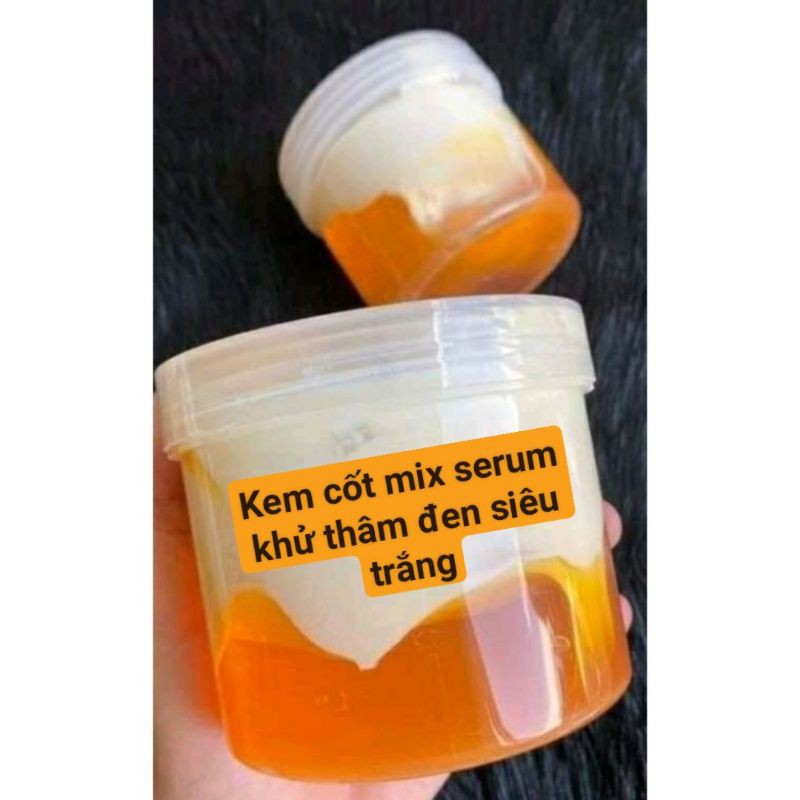 Kem body Cốt Ủ Mạnh kèm Cấy trắng set 1 kem body va 1 lo serum
