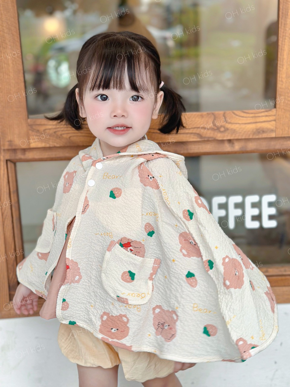 Áo Chống Nắng cho bé dạng choàng