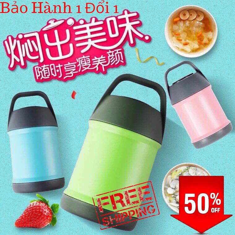 Ủ CHÁO KHÔNG CẦN NẤU - BÌNH Ủ CHÁO NHẬT CAO CẤP Giữ Nhiệt Lâu An Toàn Dễ Vệ Sinh, Chất Lượng Cao, Giảm 50% - BH 1 ĐỔI 1