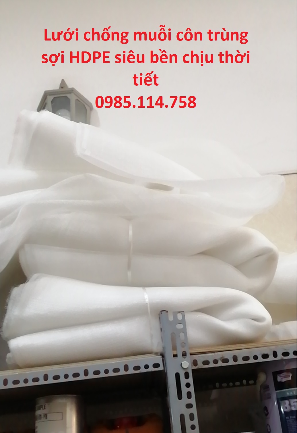 Combo 10m2 Lưới chống muỗi côn trùng sợi HDPE siêu bền chịu thời tiết, chắn muỗi côn trùng hiệu quả ngoài trời trong nhà