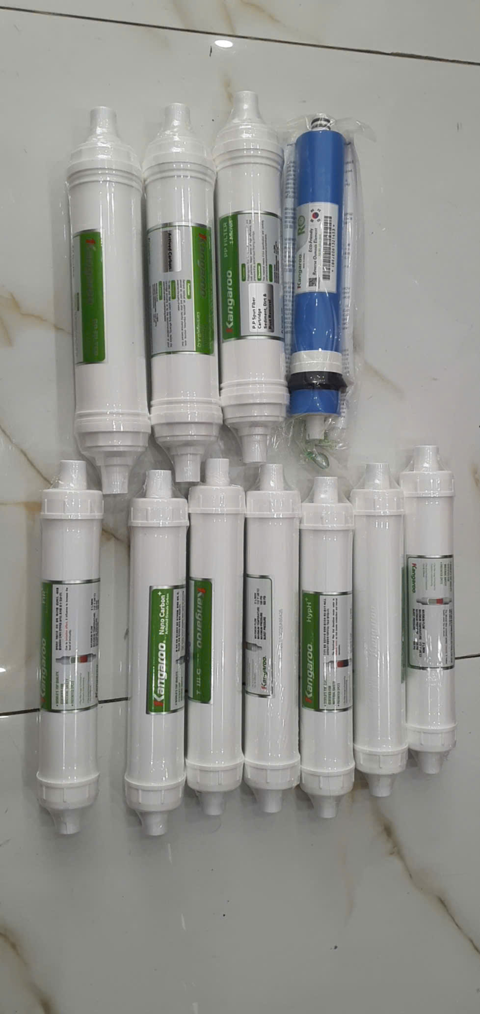 Bộ lõi Kangaroo Hydrogen nóng lạnh KG11A8 - 11 lõi