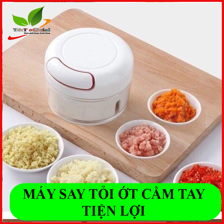 Máy xay tỏi ớt,máy xay thực phẩm mini bằng tay,máy xay đa năng.máy xay sinh tố cầm tay,máy xay thịt, máy chuẩn bị thực phẩm kéo bằng tay, xay tỏi , ớt, gừng, thịt băm, để làm sinh tố rất tiện lợi nhỏ gọn
