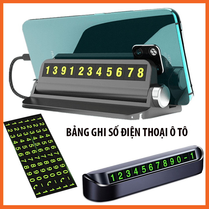 Bảng ghi số điện thoại trên ô tô, thẻ ghi số điện thoại trên ô tô, bảng số điện thoại ô tô xe hơi gắn Taplo