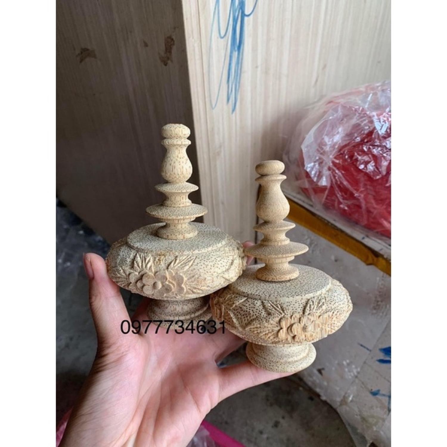 Nậm Tre Hàng Đục Tay sắc nét phụ kiện lồng chim chào mào cao cấp
