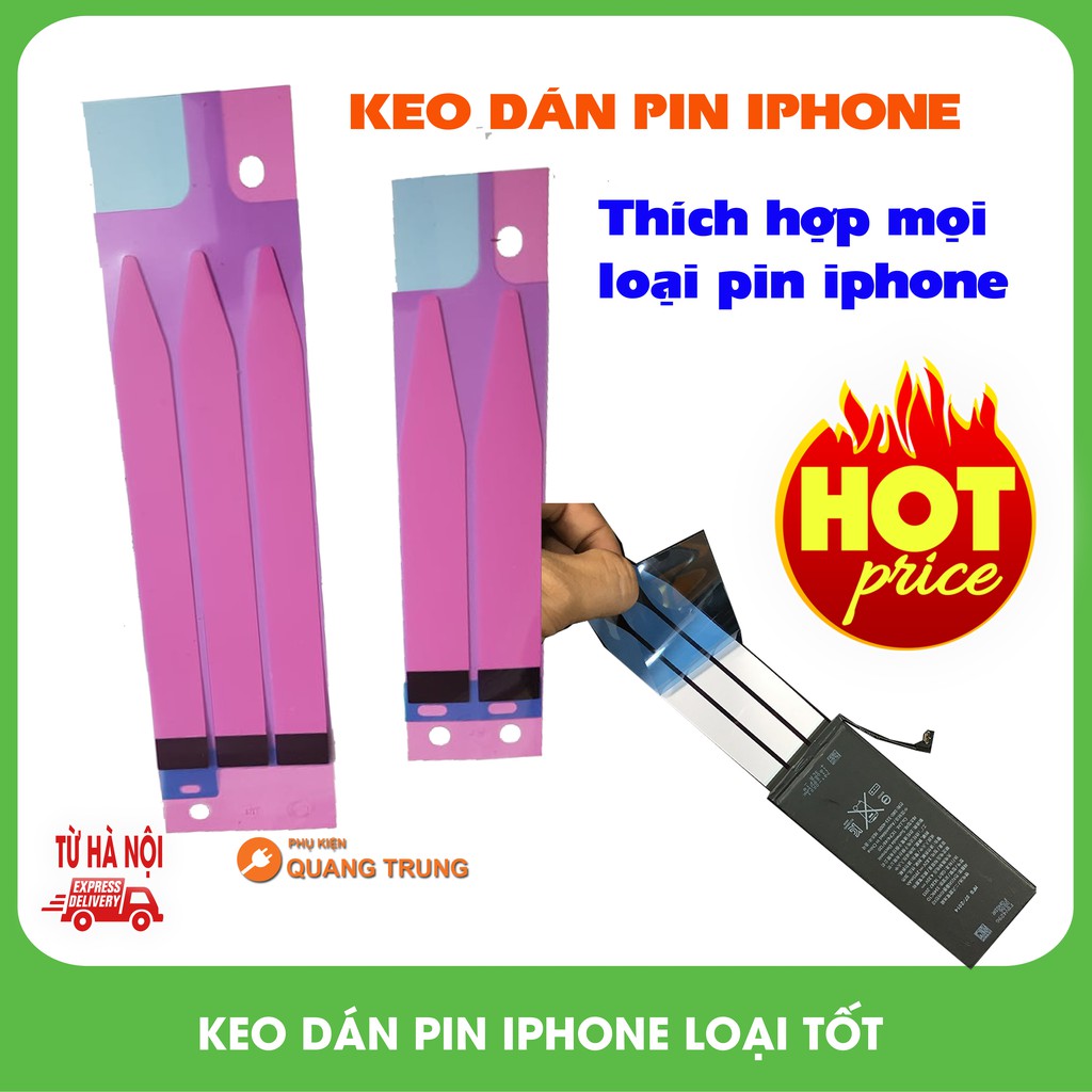 Keo dán pin cho iPhone 55S5CSE66S6plus6splus77plus, cam kết sản phẩm đúng mô tả, chất lượng đảm bảo, an toàn cho người sử dụng