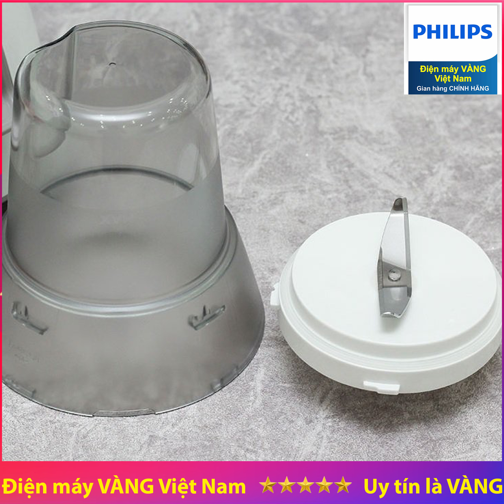 Bộ cối xay khô cho máy xay sinh tố Philips HR2051 HR2056 HR2058