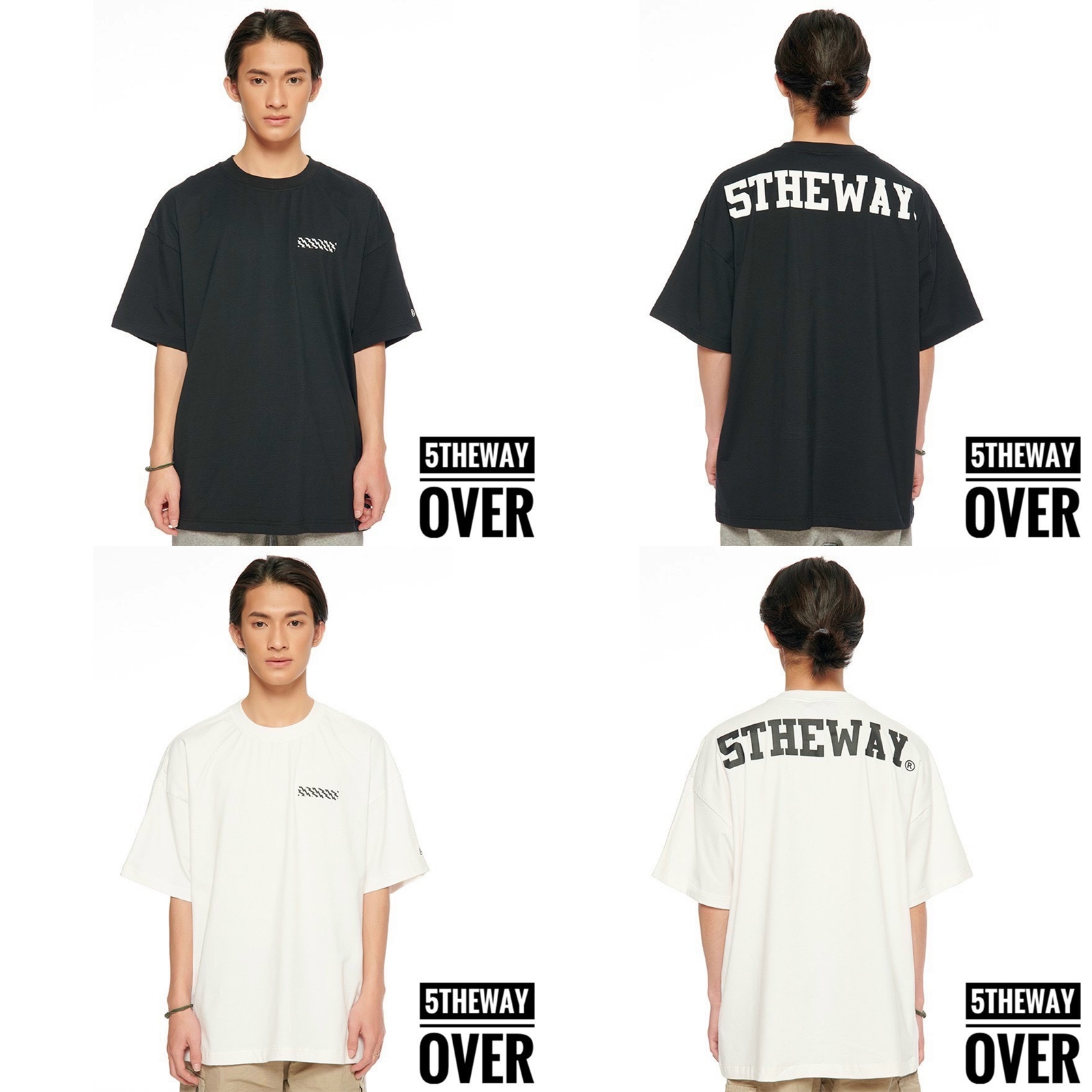 [Hoàn Tiền 15%] áo thun tay lỡ local brand 5theway