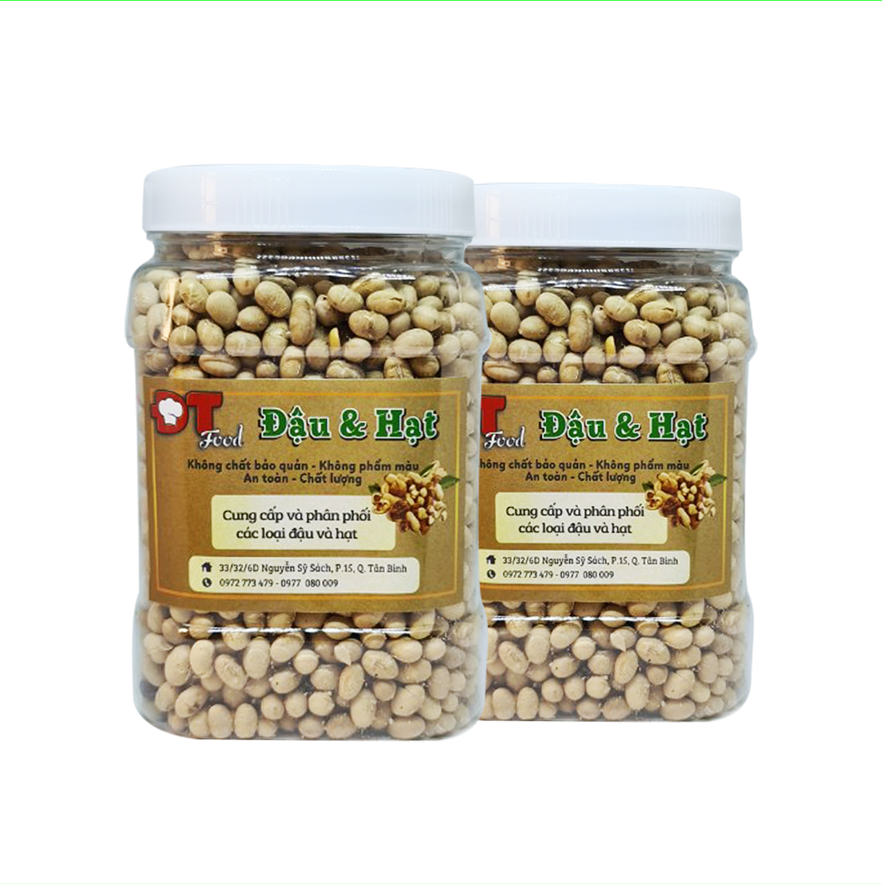 1Kg Đậu Nành Gấy Giòn DTFood Thơm Ngon Bổ Dưỡng