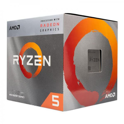 Cpu amd ryzen 5 3400g,3.7 ghz / 6mb / 4 cores 8 threads / radeon vega 11 / 65w / socket am4