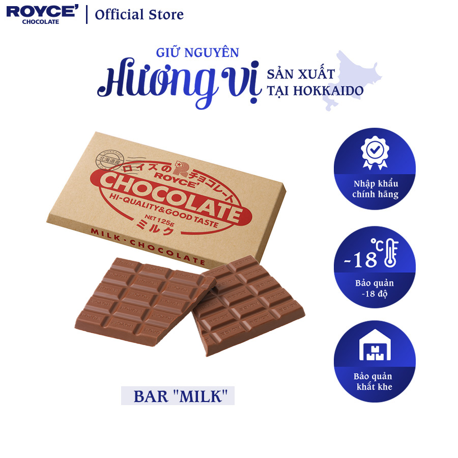 Chocolate thanh “Milk” – Milk Chocolate