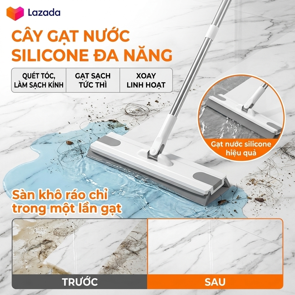 🚀4 Trong 1 Nâng Cấp/Mặt Lồi Hai Bên🌿Chổi Quét Nước Silicon Thông Minh/Thần Kỳ Lau Sàn Nhà Tắm/Công Cụ Quét Kính Đa Năng/Chổi Vệ Sinh Sàn Nhà Vệ Sinh Chổi Ma Thuật Quét Sạch Nước/Không Để Lại Vệt Chổi Quét Nước Cao Cấp