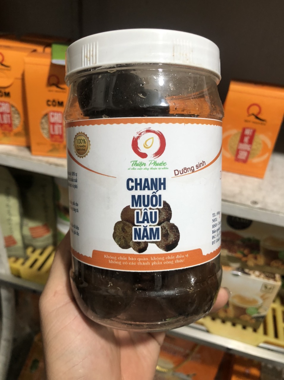 Chanh muối trường niên hủ 500g theo PP Ohsawa