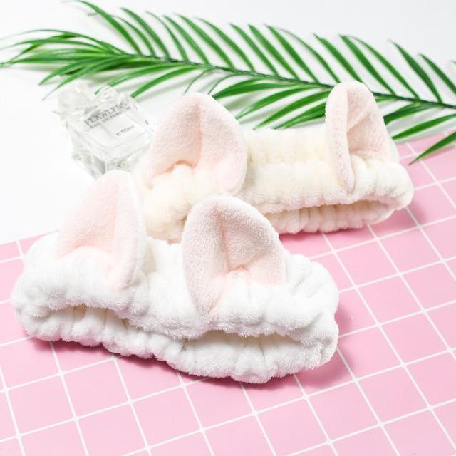 [HCM]Băng Đô Cài Tóc Rửa Mặt Tai Mèo Tai Thỏ Dễ Thương BĐG01