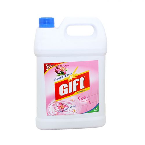 Nước lau sàn Gift 2x đậm đặc hương Lily can 4kg VPP Tiên Tiến