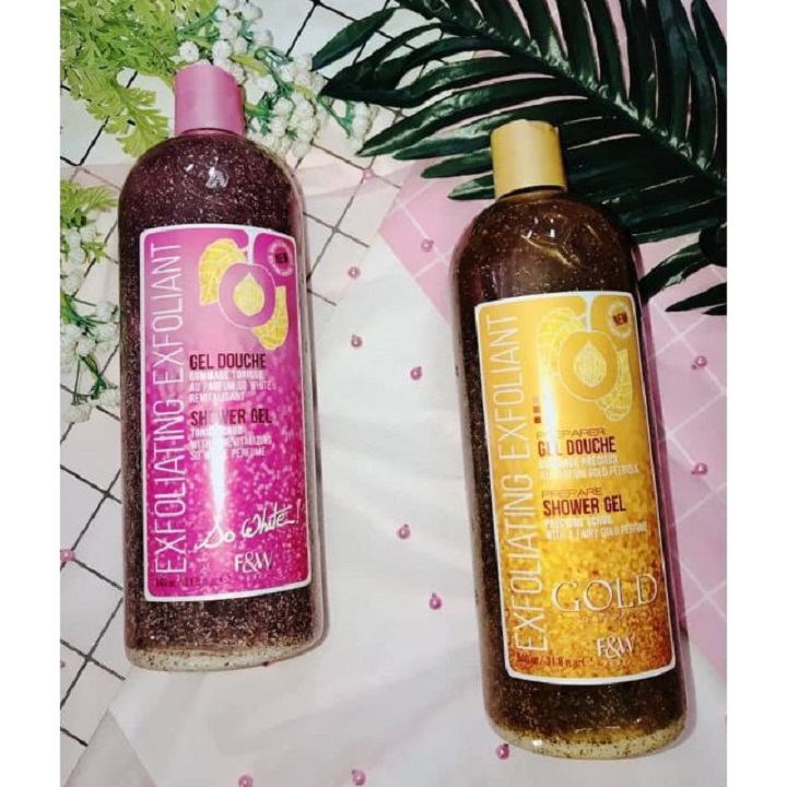 [HCM]Sữa Tắm Tẩy Tế Bào Chết Fair & White Exfoliating Exfoliant Shower Gel Ouibeaute 940ml