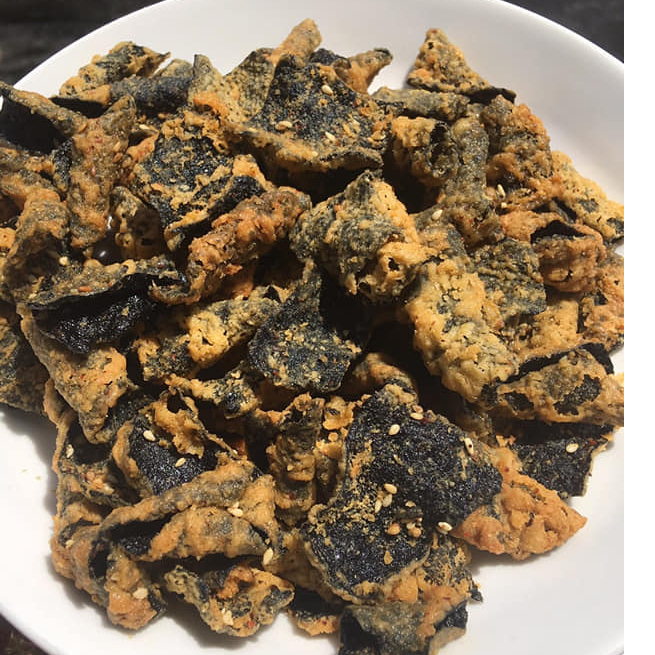 Snack rong biển sấy trứng muối giòn ngon đậm vị 200gr/500gr