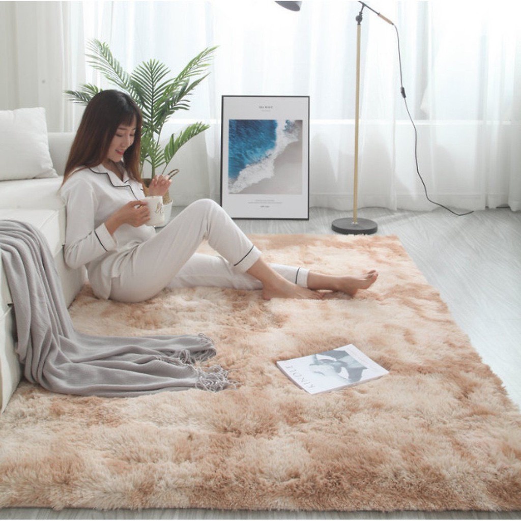 Thảm Lông Loang Trải Sàn Lông Dầy Thảm lông trải sàn lót sàn phòng khách trải giường