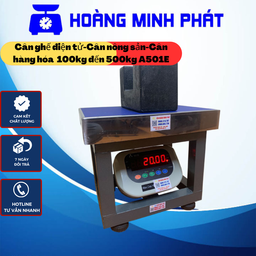 Cân điện tử ghế ngồi chuyên dụng, cân hàng hóa, nông sản, cân động vật, cân đồng hồ điện tử 150kg 100kg 200kg 300kg 500kg a501e yaohua . bảo hành 2 năm