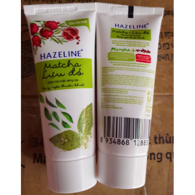 Sữa rửa mặt Hazeline tuýp 15g