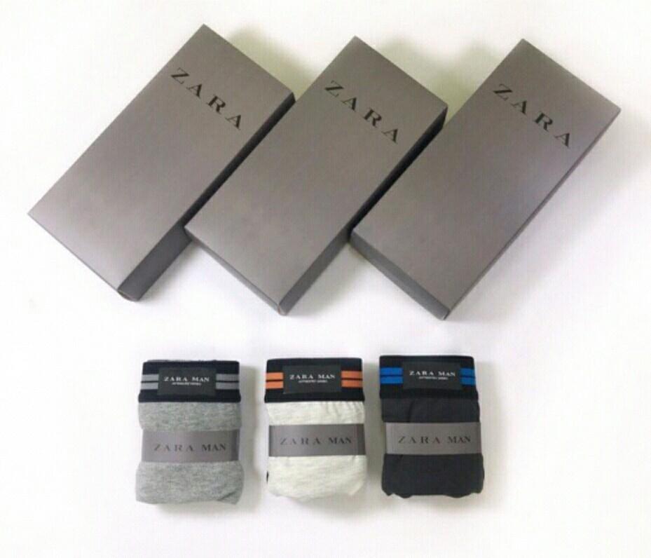 Hộp 3 cái quần sịp nam boxer ZARA - Hàng cao cấp