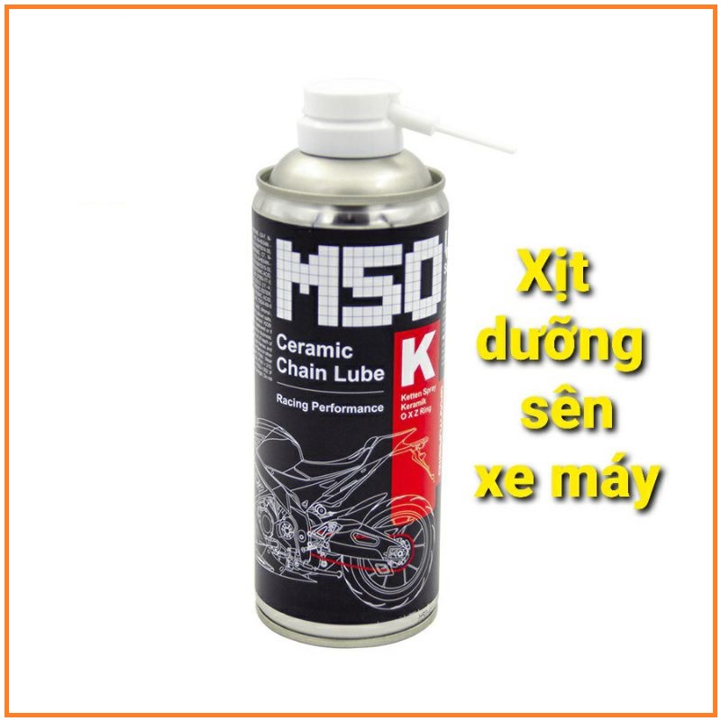 Xịt dưỡng sên xích Voltronic M50-k Chain lube MSO 400 ml