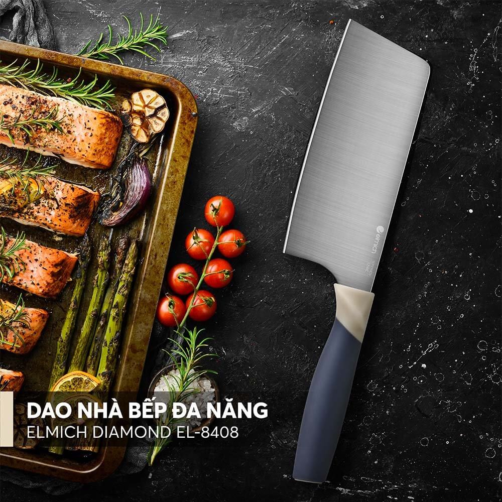 (Sale giữ chuỗi- Chỉ 01-10.11)Dao nhà bếp đa năng Elmich Diamond EL8408