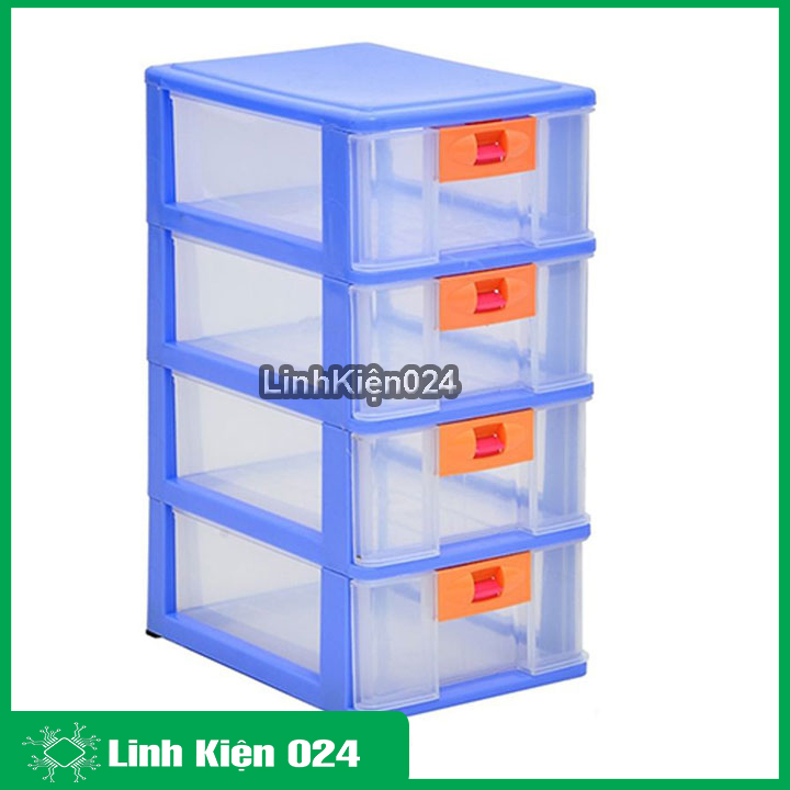 Tủ Đựng Linh Kiện 4 Tầng Song Long