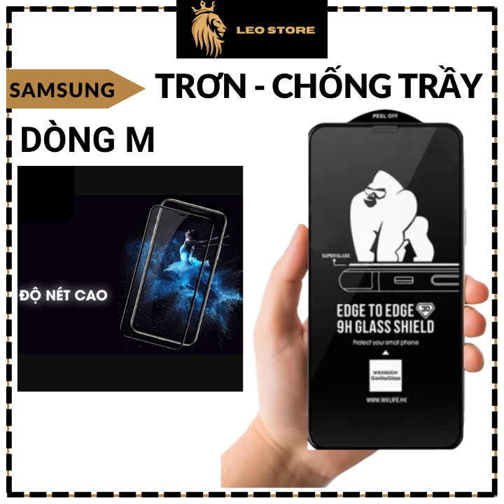 Kính Cường lực Samsung M12 M13 M14 M15 M20 M21 M22 M23 M30 M30s M31 M32 M33 M34 M51 M52 M53 M54 M62