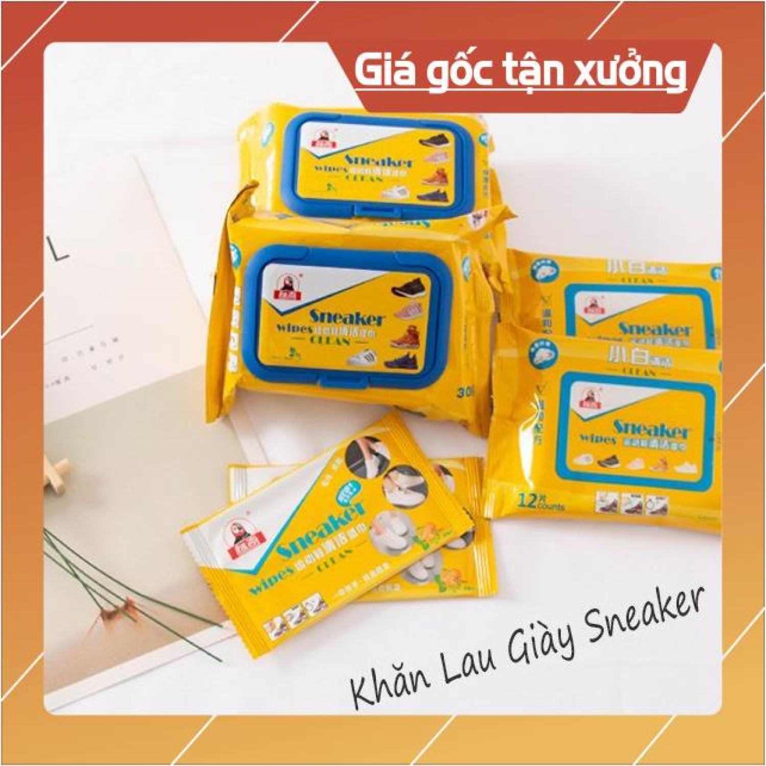 Khăn lau giày đa năng, khăn lau giày thể thao, khăn ướt