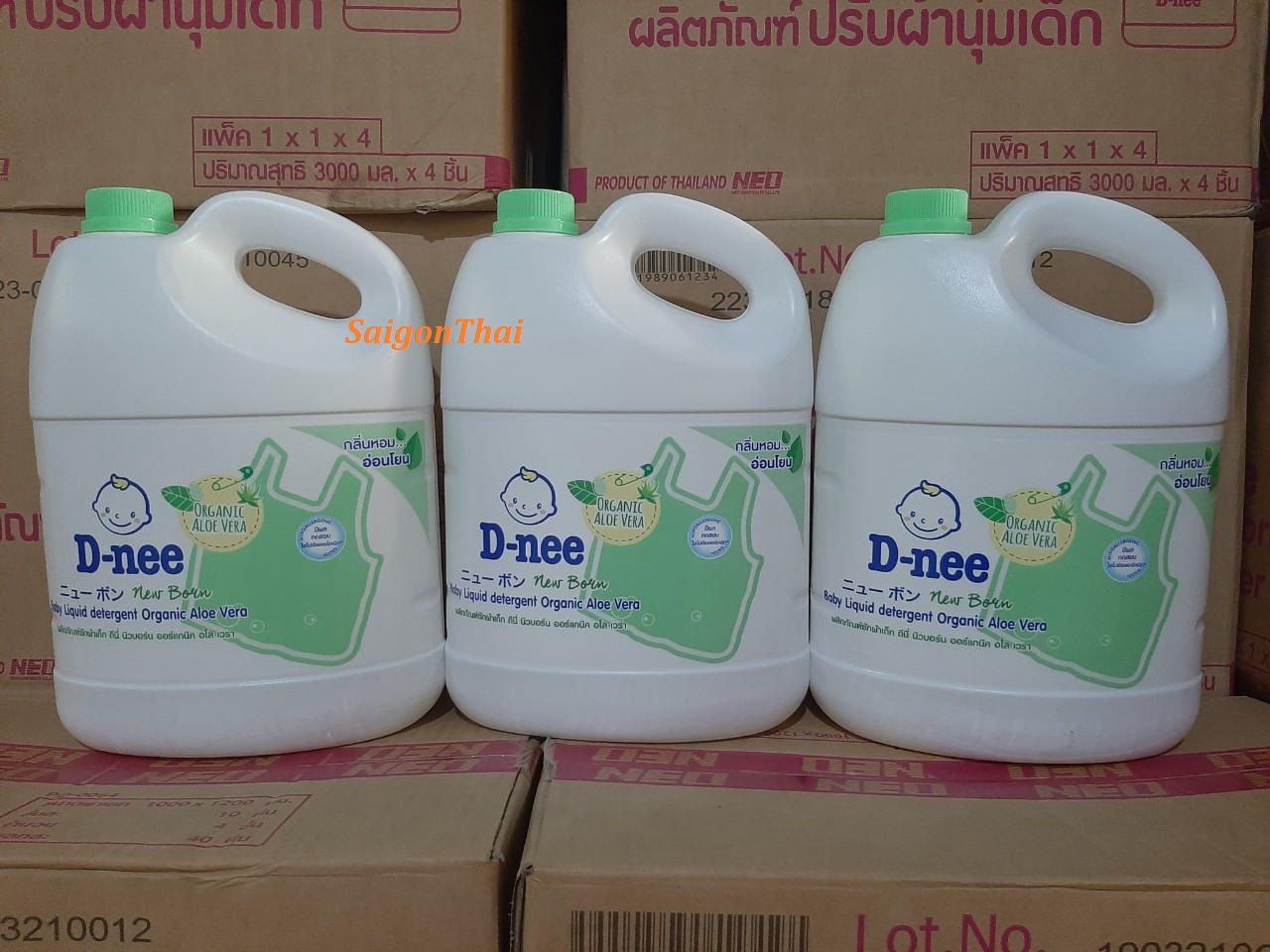 [HCM]Nước giặt xả em bé Dnee 3000ml (3 lít) Thái Lan - Xanh lá