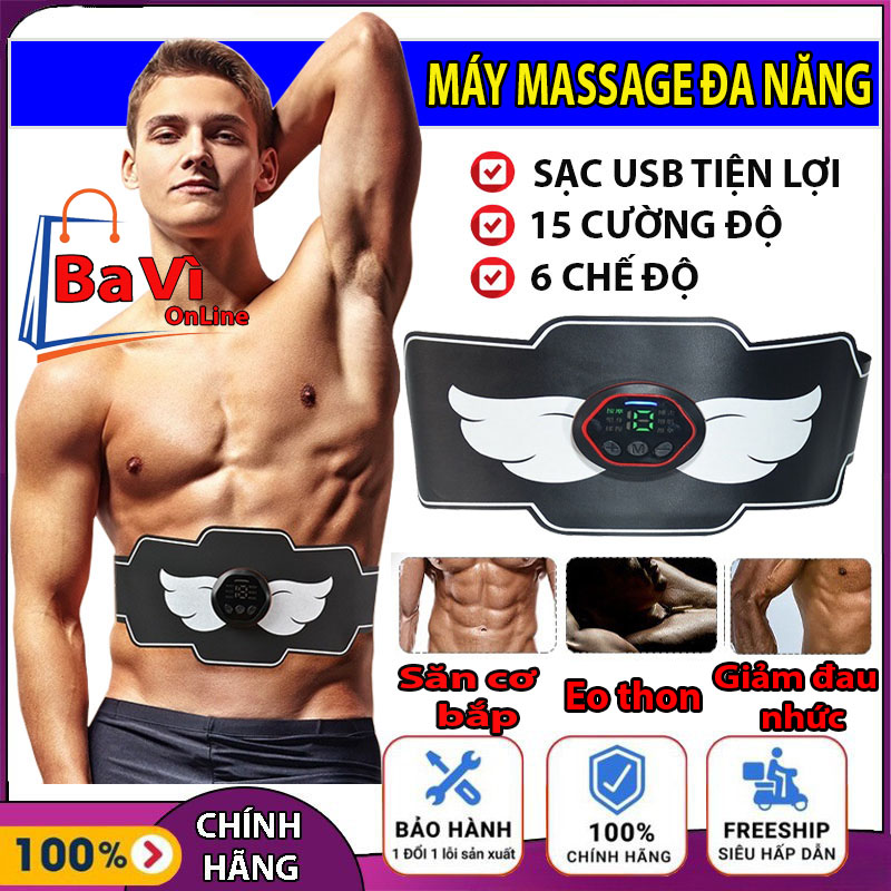 Miếng dán massage bụng, miếng dán massage 6 chế độ 15 cường độ, máy massage mỡ bụng, làm săn chắc cơ, miếng dán cơ bụng, đai massage giảm mỡ bụng, máy dung bụng, miếng dán mát xa, Miếng Dán Massage Xung Điện