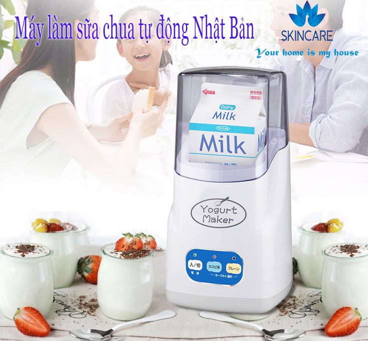 Máy làm sữa chua tự động Nhật Bản, Máy Làm Sữa Chua Tại Nhà - Máy Làm Sữa Chua YOGUR.