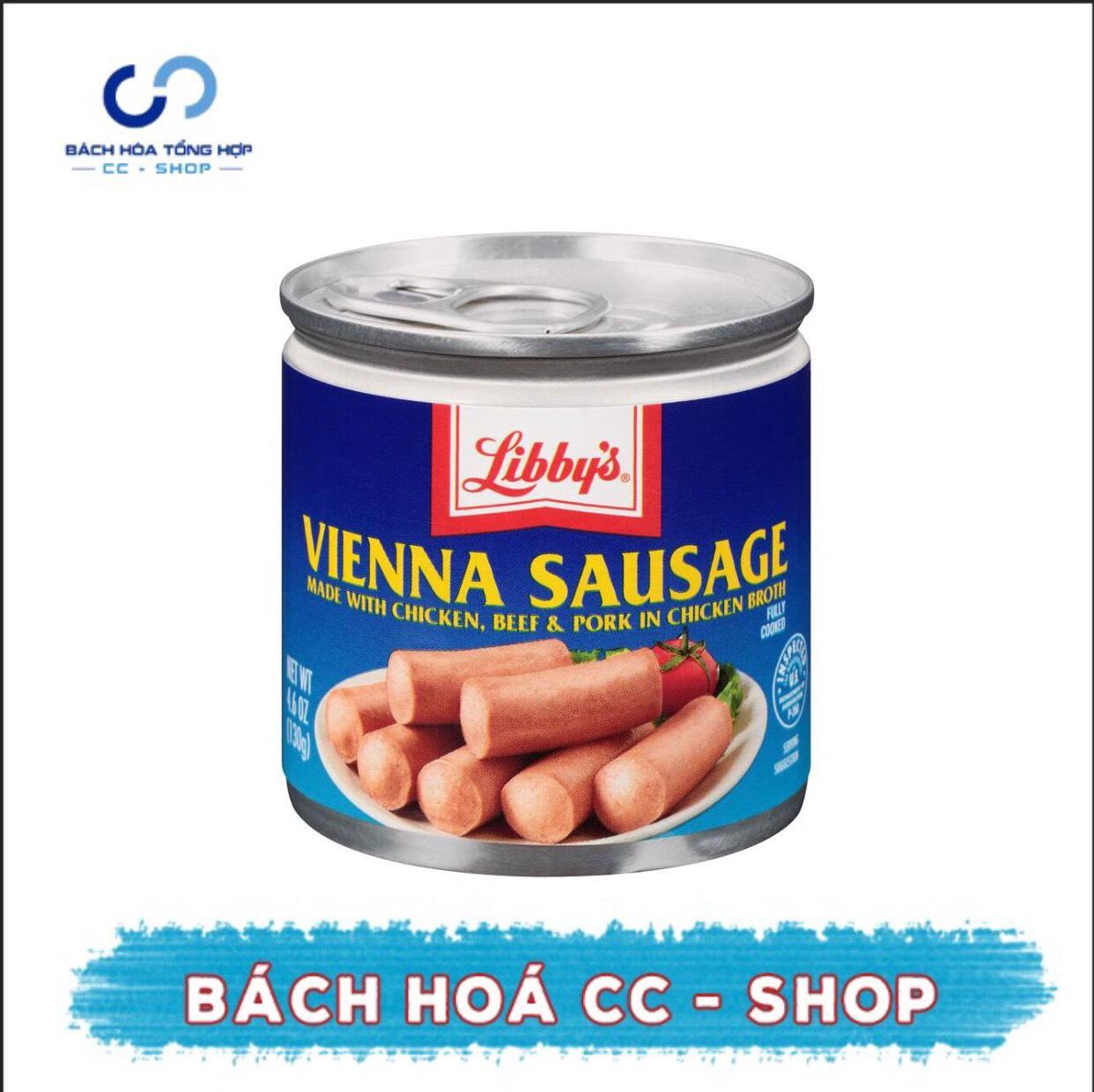 Xúc xích đóng hộp libby's vienna sausage 130g mỹ
