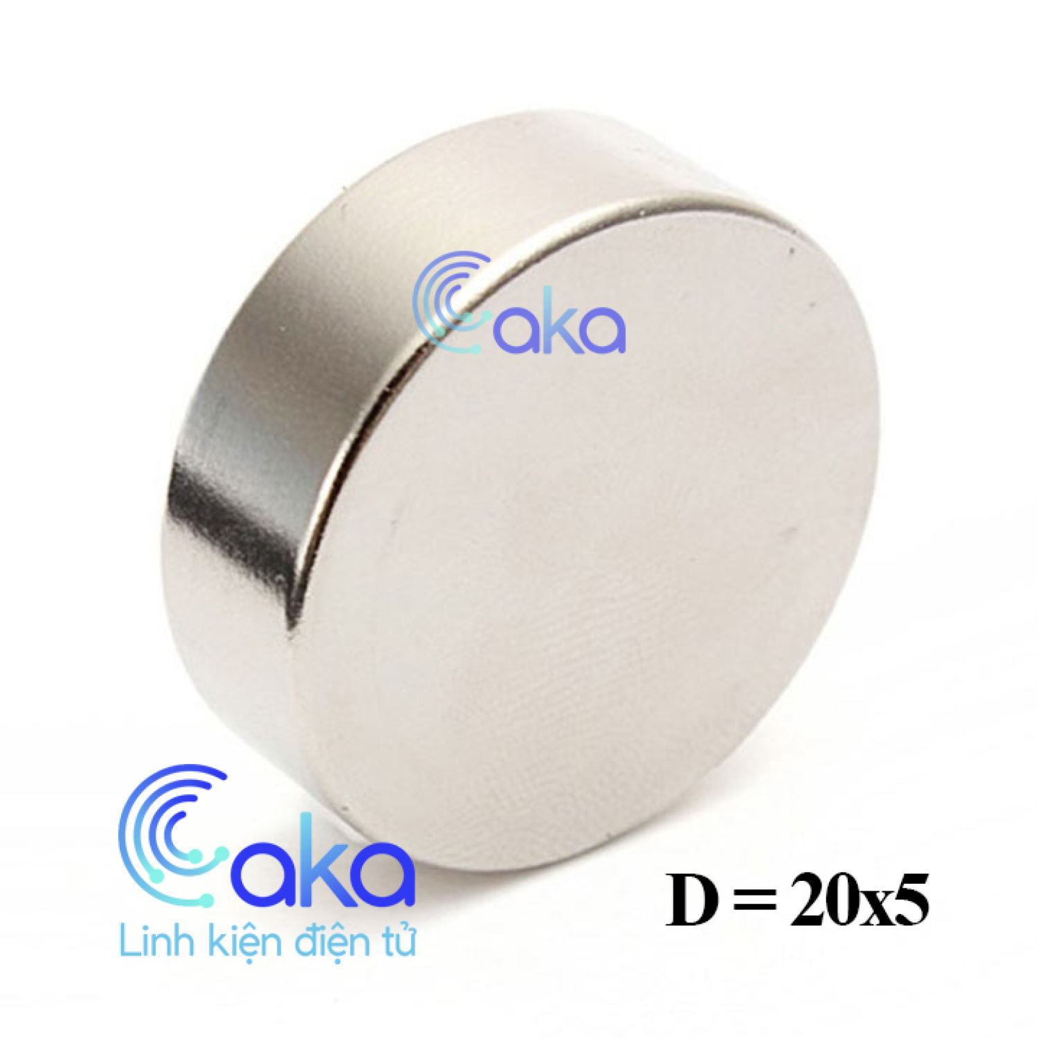 Nam châm đất hiếm 20x5 tròn