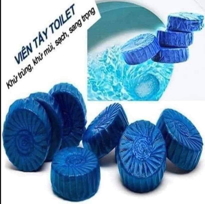 Combo 10 viên thả bồn cầu, viên khử mùi tẩy rửa giúp vệ sinh xả bồn cầu hàn quốc