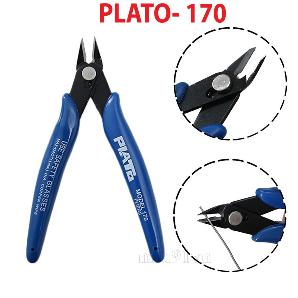 Kìm cắt chân linh kiện plato-170 hoặc xuron cpn