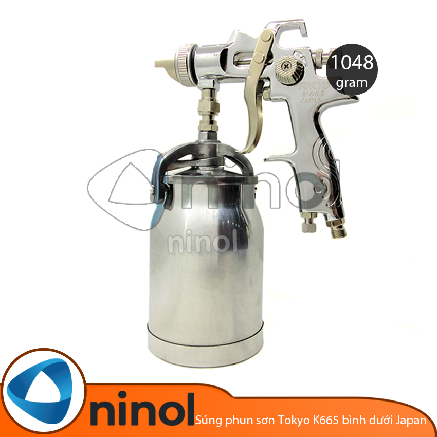 Súng phun sơn Tokyo K665S bình dưới (Chính hãng)