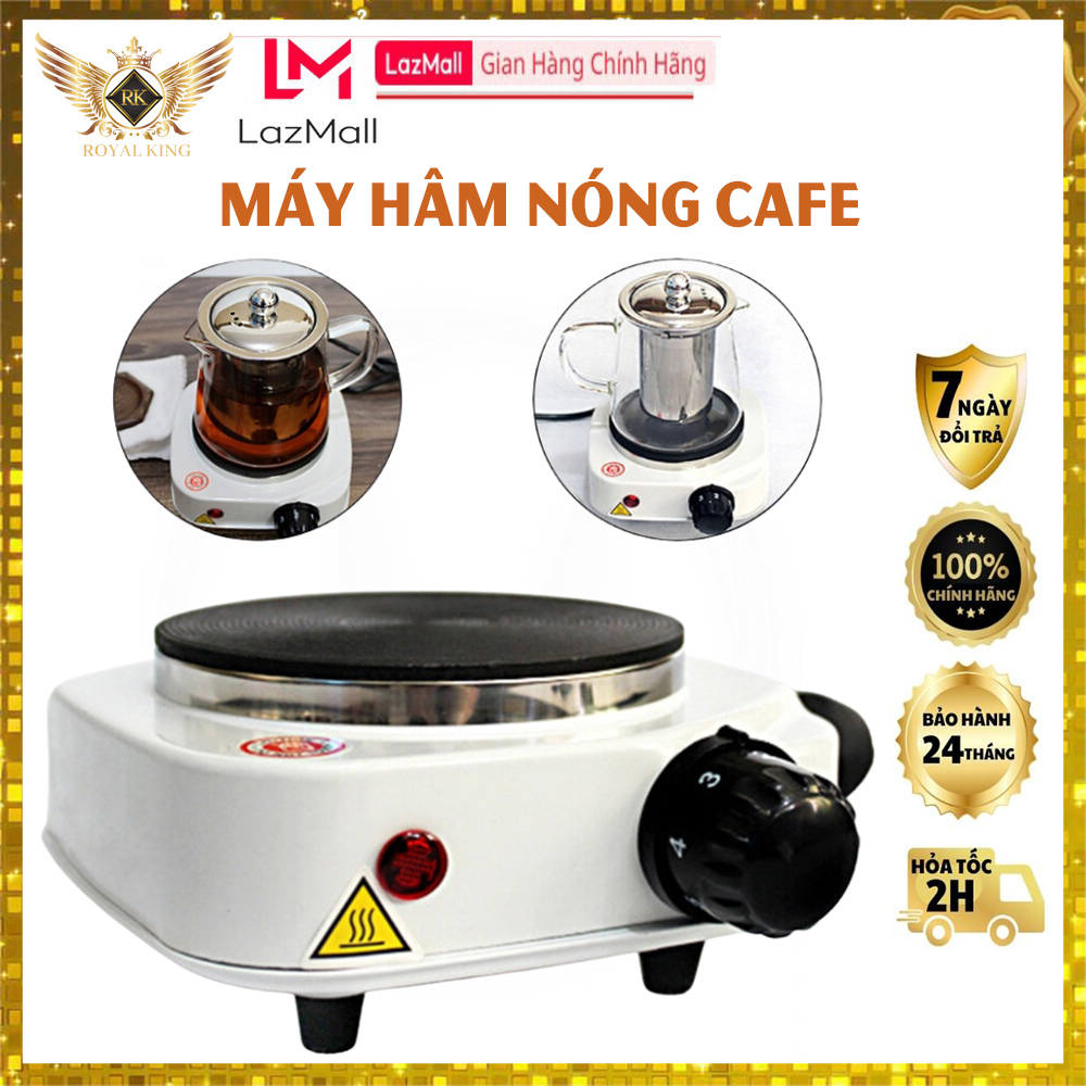 Bếp điện mini 1000w không kén nồi, bếp điện mini pha cafe, trà, nấu nước, hơ lá trầu - loại tốt
