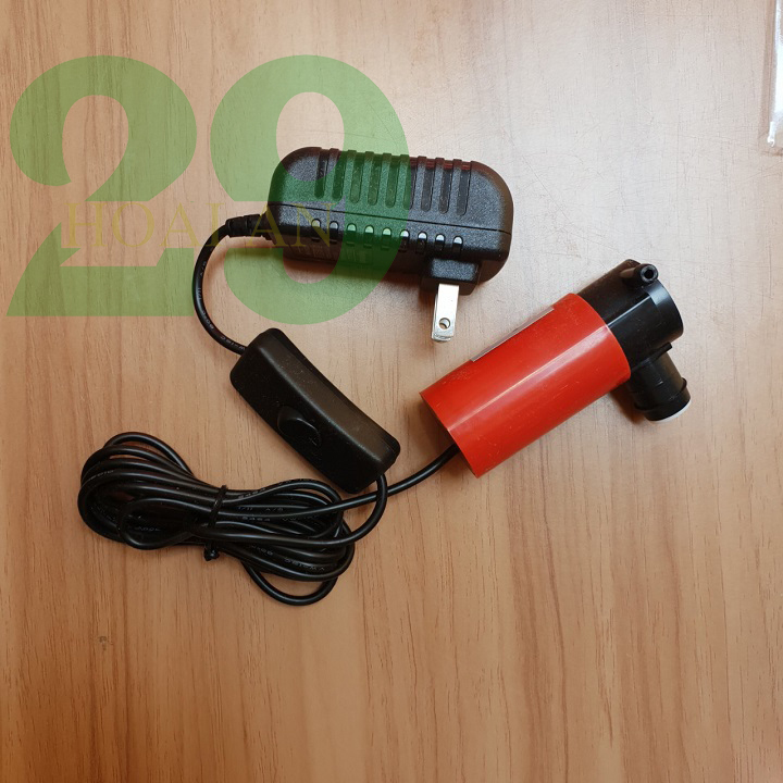 Máy bơm nước mini 12v bơm nước cắt rãnh tường tặng găng tay bảo hộ