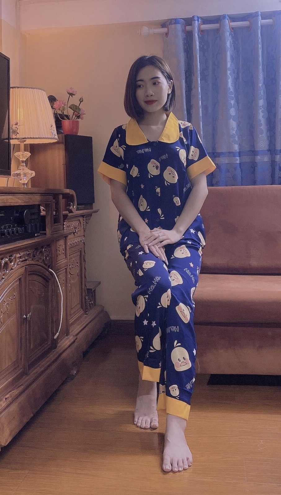 Bộ pijama lụa mango cao cấp