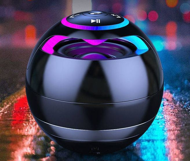 Loa Mini Trứng Bluetooth 360 độ nhấp nháy