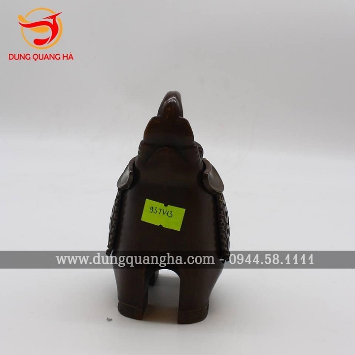 Lư đồng đốt trầm hình tượng voi