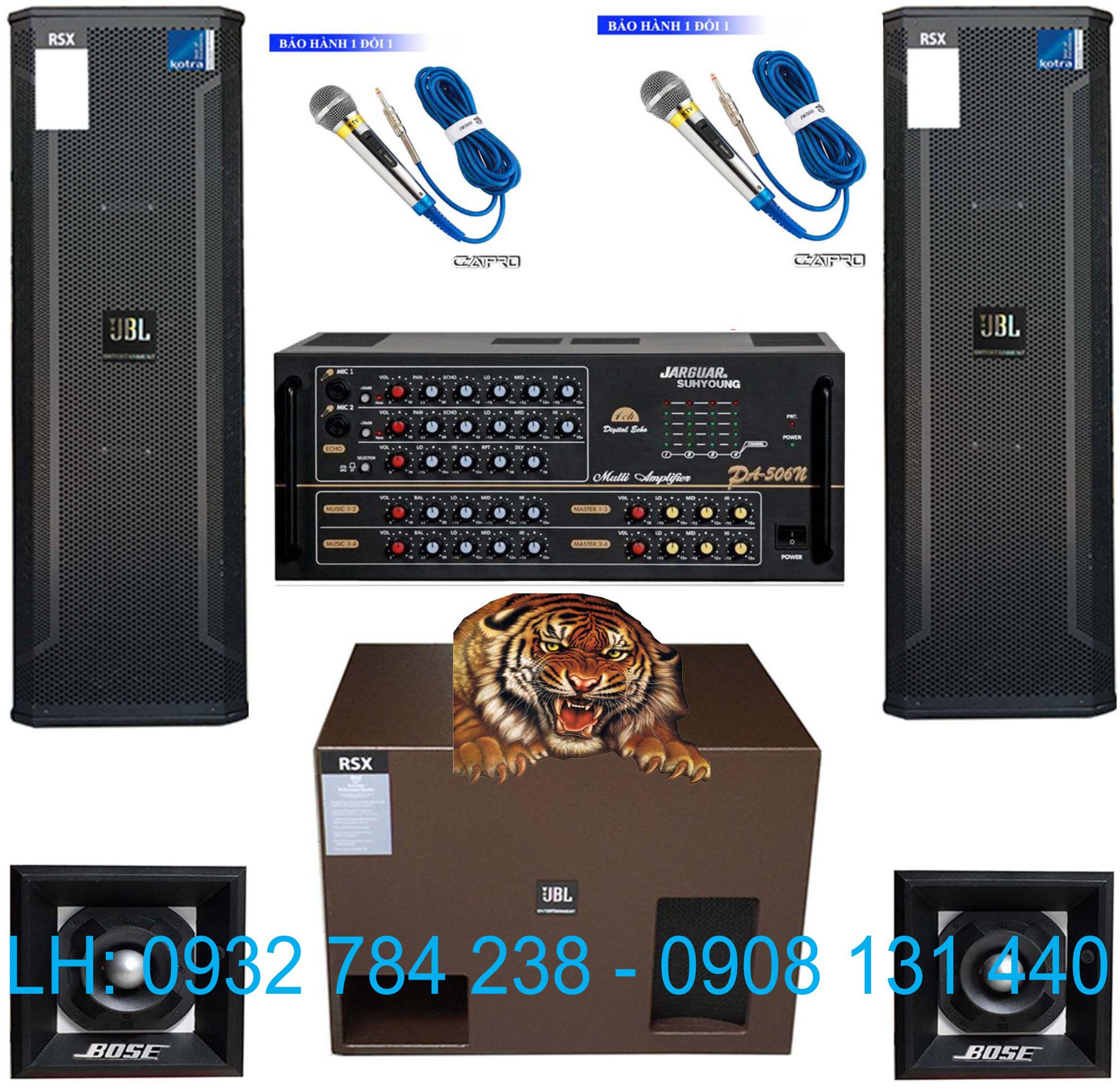 Bộ âm thanh sân khấu trong nhà ngoài trời RSX - 7800 (cao cấp)