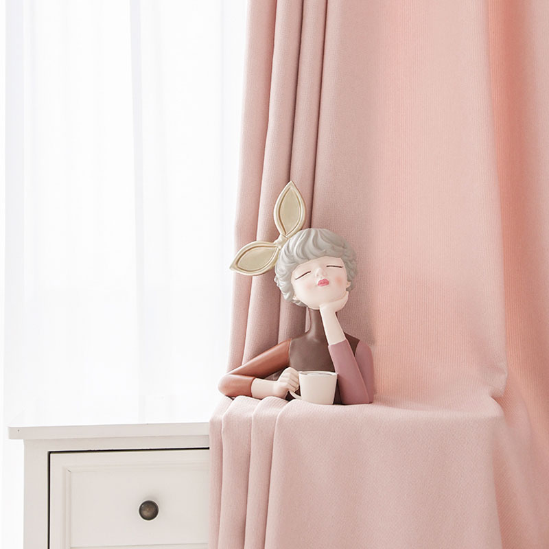 RÈM CỬA SỔ, RÈM CỬA PHÒNG NGỦ CHỐNG NẮNG NHẬT BẢN SUNPATHIE, MÀU HỒNG HẠC