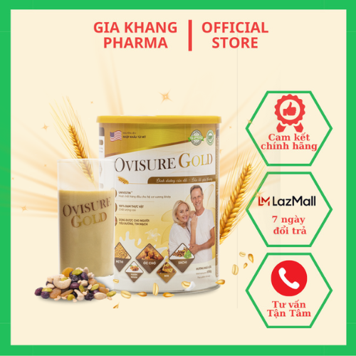 [CHÍNH HÃNG] Sữa OVISURE GOLD Sữa Hạt Dinh Dưỡng, 100% Đạm Thực Vật Bổ Sung Canxi