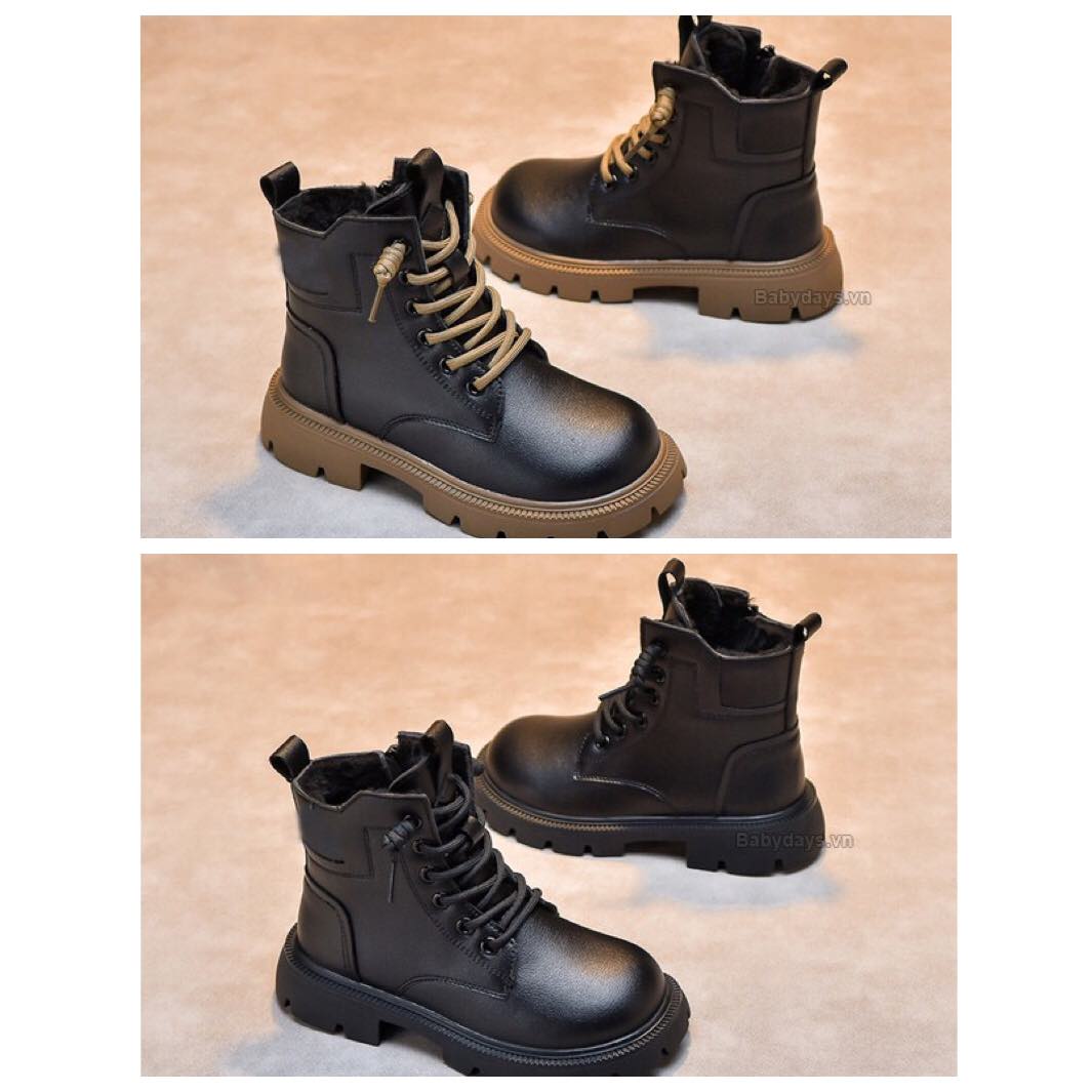 Giày boots trẻ em bot21 size 27 đến 37